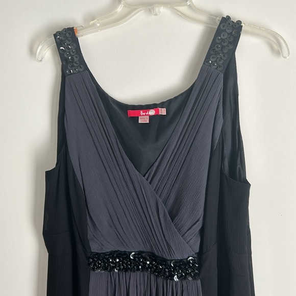 Boden Sleeveless Lined Black Party Dress Sz 16 - Picture 5 of 5